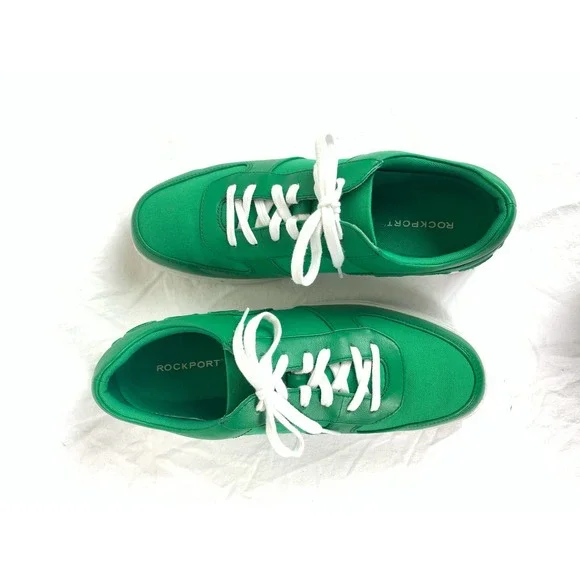 Rockport Mens Green Sneakers Tennis Shoes Hikers Size 11 Great Condition - Picture 3 of 5